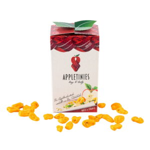 Appletinies – Bio weiße Schoko mit Orange 85g