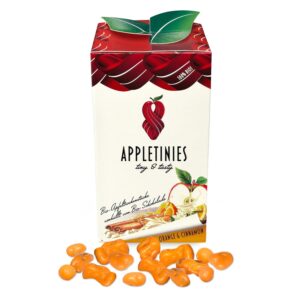 Appletinies – Bio weiße Schoko mit Orange und Zimt 85g